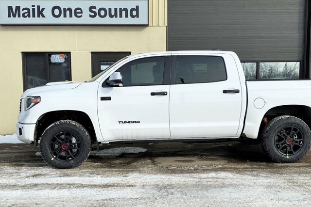 Toyota 2021 Tundra with professional window tint in North Bay